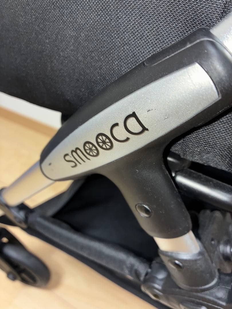 smooca mini ペットカート ブラック カップホルダ付　折り畳み式　美品
