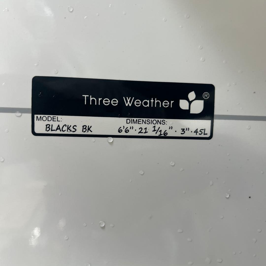 美品 サーフボード ショートボード 6.6フィート three weather