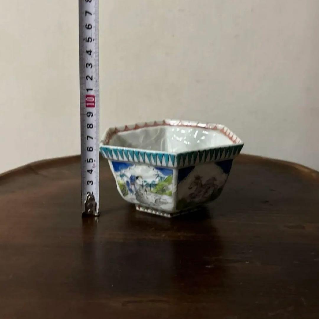 古伊万里　色絵鉢　1点　清朝　唐物　江戸時代　アンティーク　白磁　酒器　検:李朝
