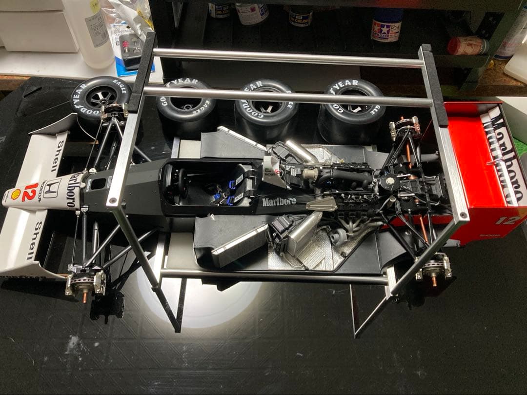 1/8 ディアゴスティーニ マクラーレン MP4/4 完成品 アイルトンセナ