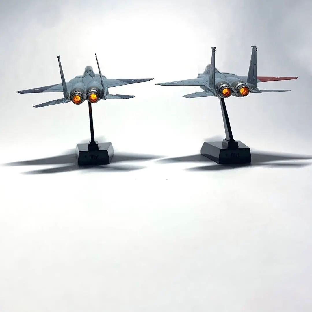 技mix エースコンバットF-15C 2機　発光ユニットあり　予備ボタン電池付き