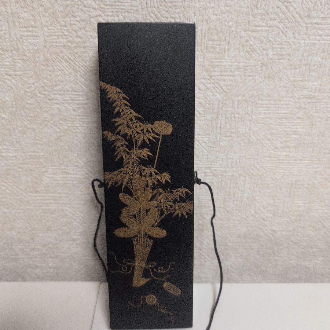 木工芸　蒔絵箱　梨木箱　骨董　古美術