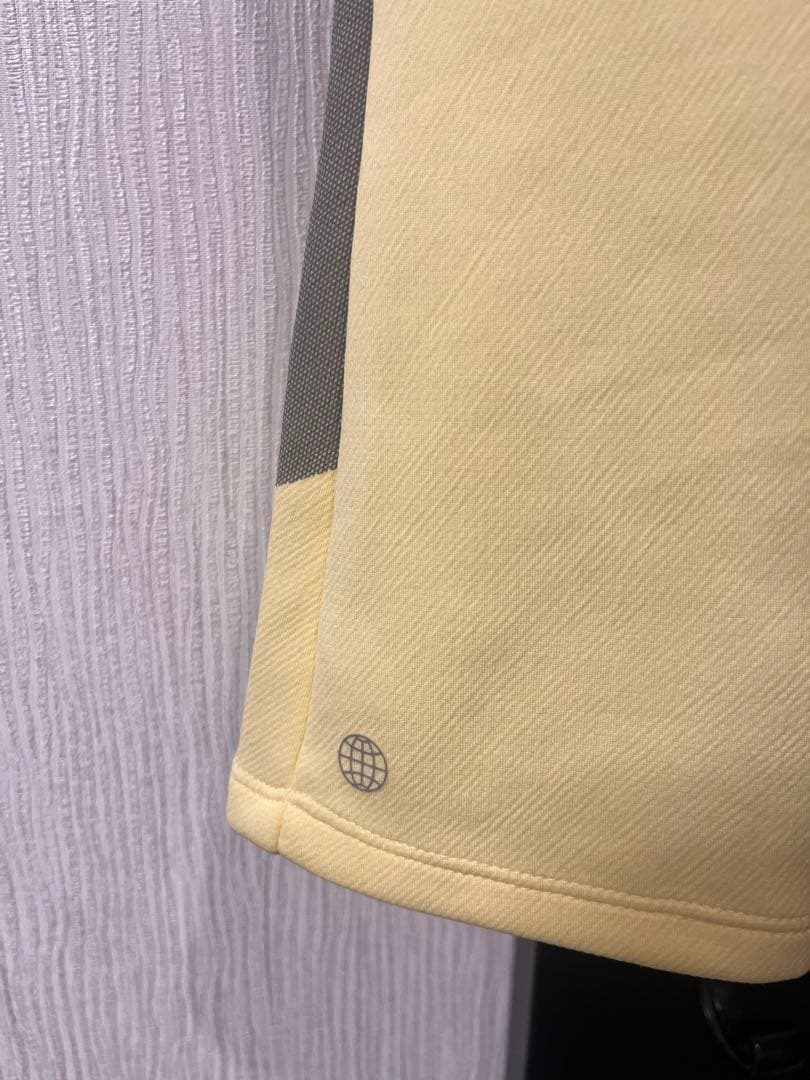新品　adidas ゴルフ　モックネック　イエロー　スカート　セットアップ　L