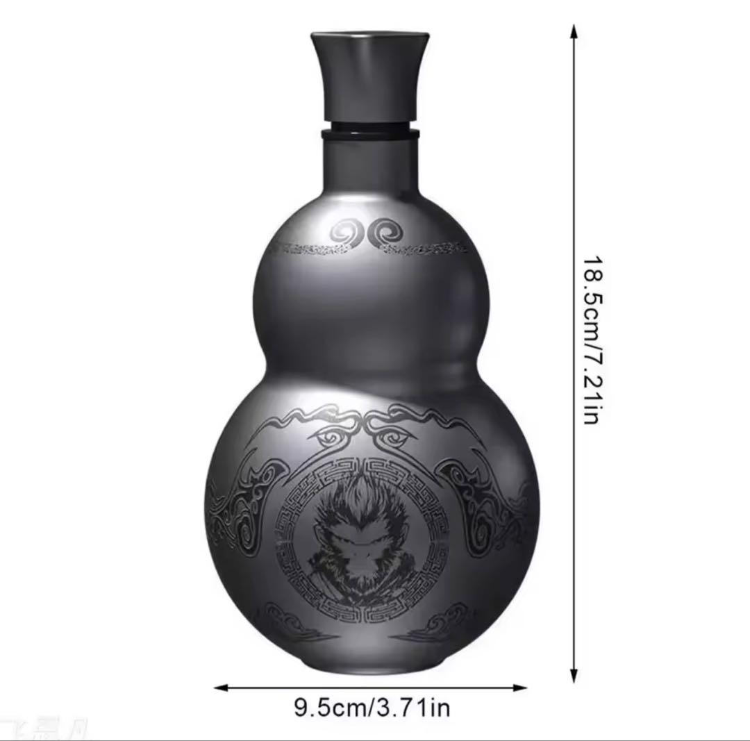 黒神話：悟空 ひょうたん型 ステンレスボトル 500ml 西遊記 水筒
