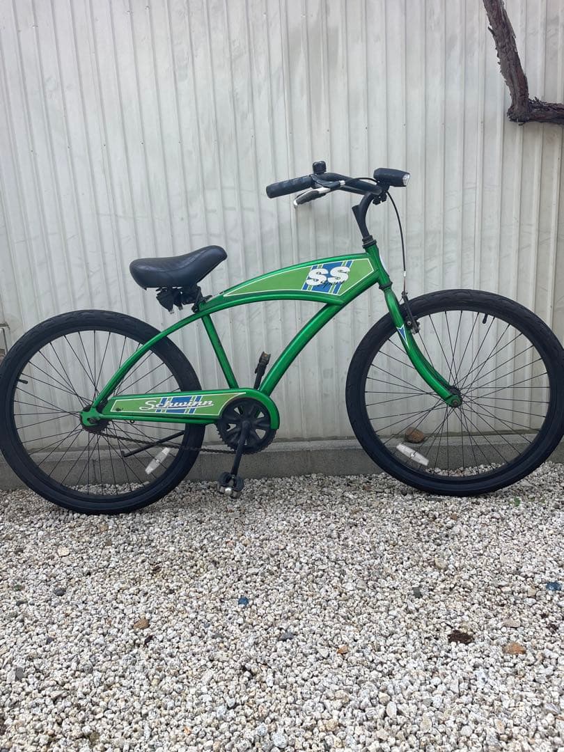 グリーン ビーチクルーザー 自転車