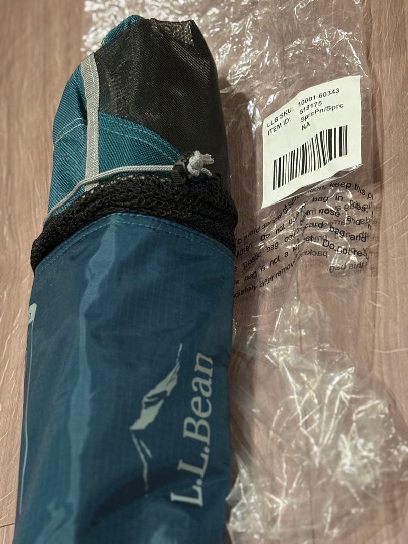 限定お値下【2脚新品未開封】L.L.Bean パックライトチェア 2脚セット袋付