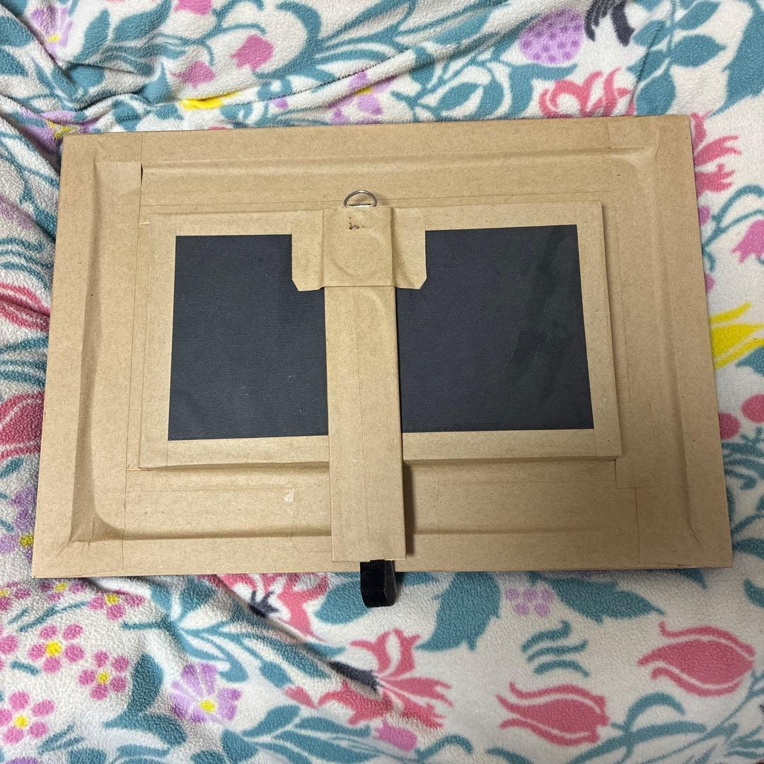 アロワナ 金色刺繍 標本額装