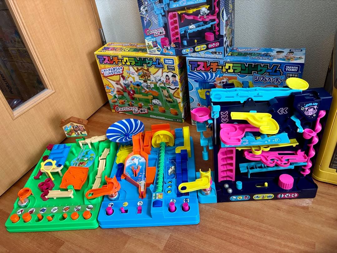 アスレチックランドゲーム　3種セット　シーアドベンチャー　レベルアップ　TOMY