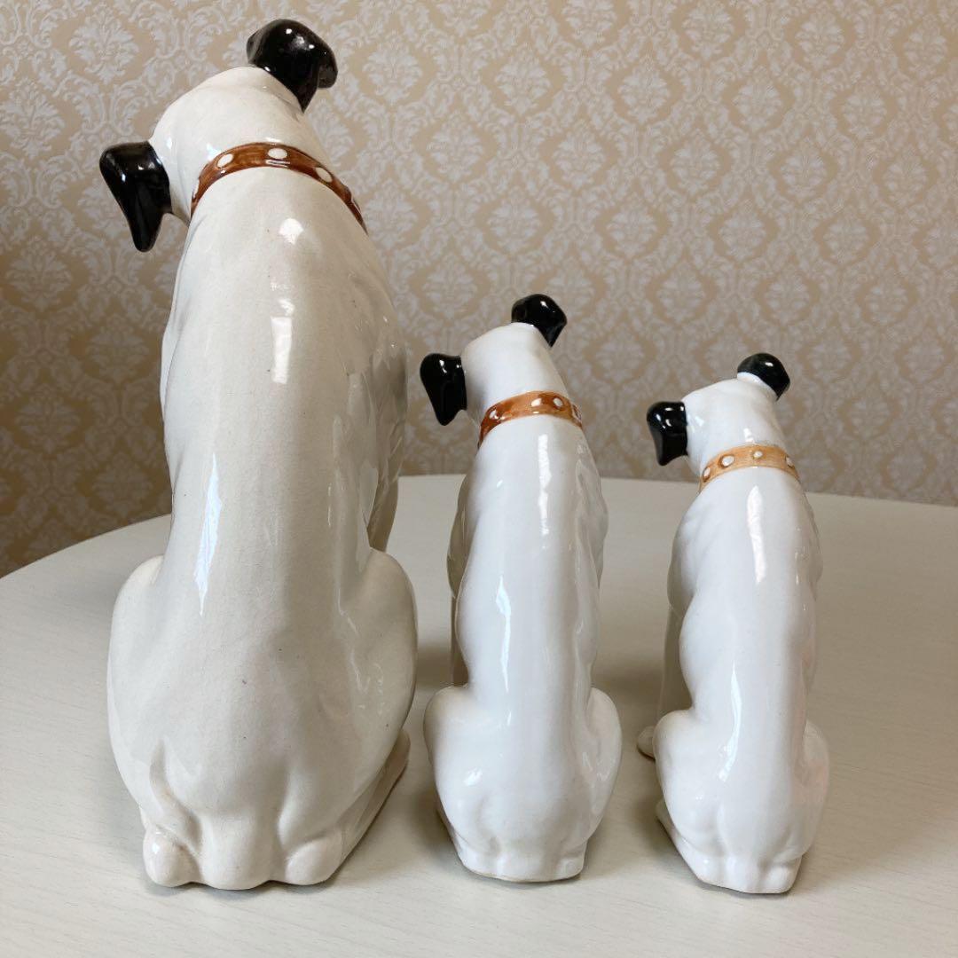 ビクター犬　3体セット　陶器　お値下げ