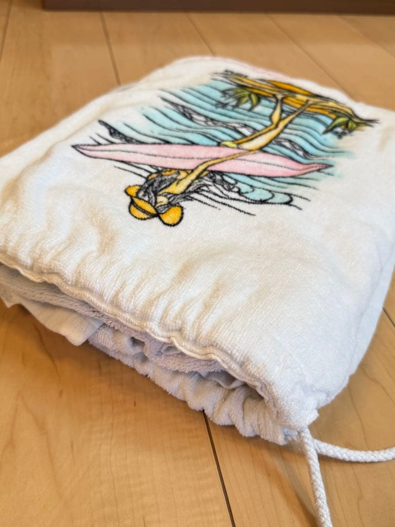 ヘザーブラウン　Rip Curl バスタオル　ビーチタオル　リュックになる