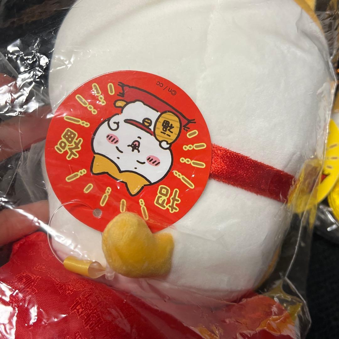 【ぬいぐるみ＆マスコット】ハチワレ 招福 ちいかわ 招き猫 《新品・未使用》