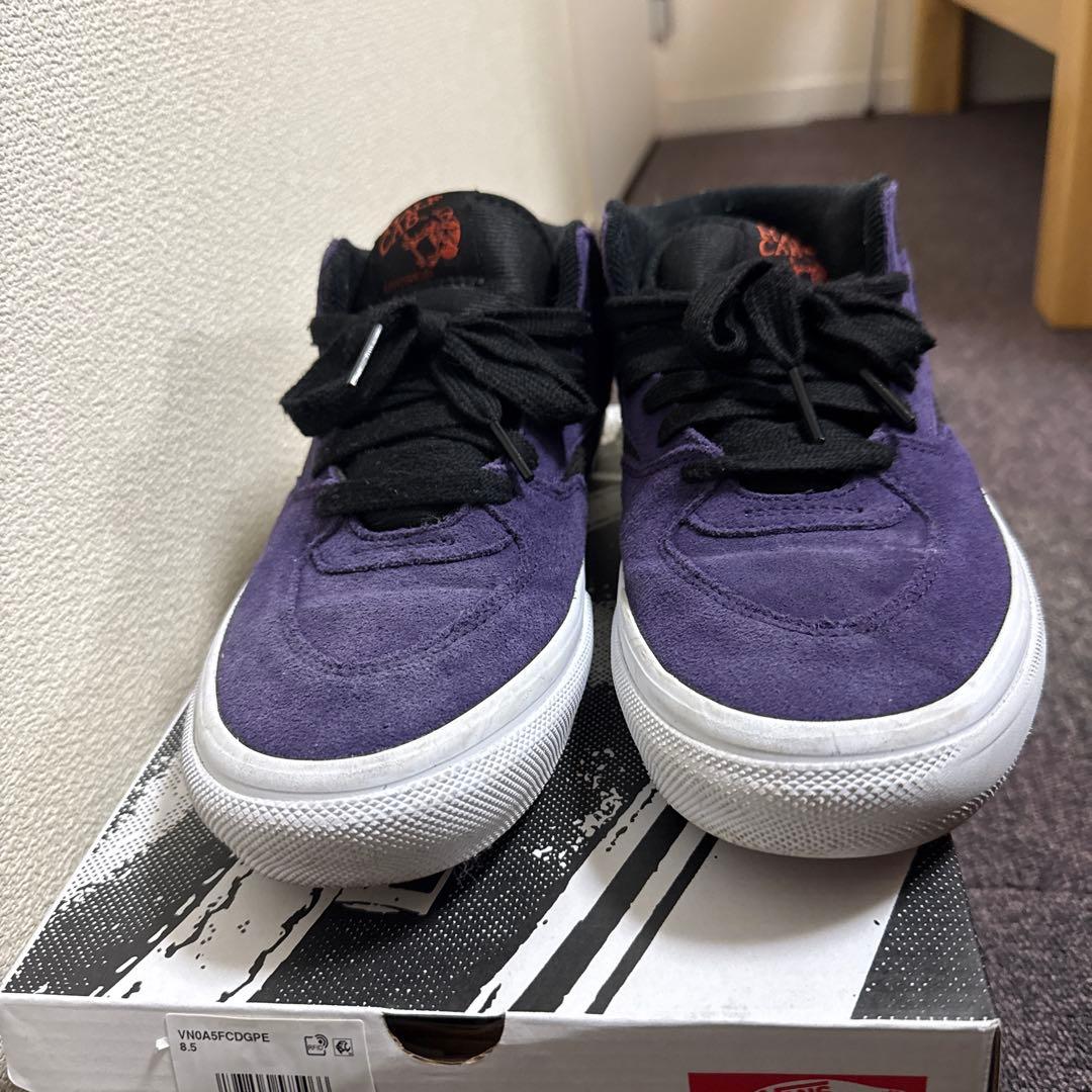 Vans HALF CAB スニーカー 紫/黒