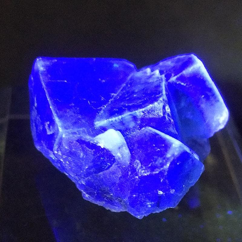 499 オコルス鉱山産 マリンブルー パープル フローライト