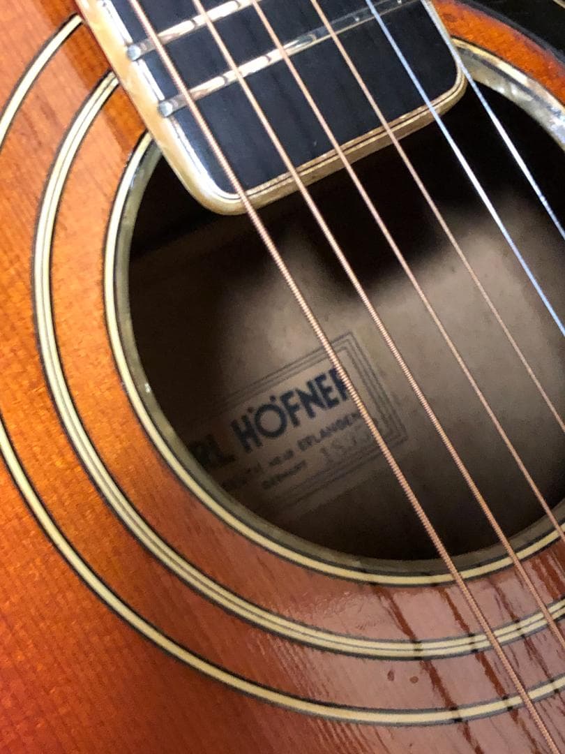 激レア 希少 カールヘフナー　496　アコギ ヴィンテージ