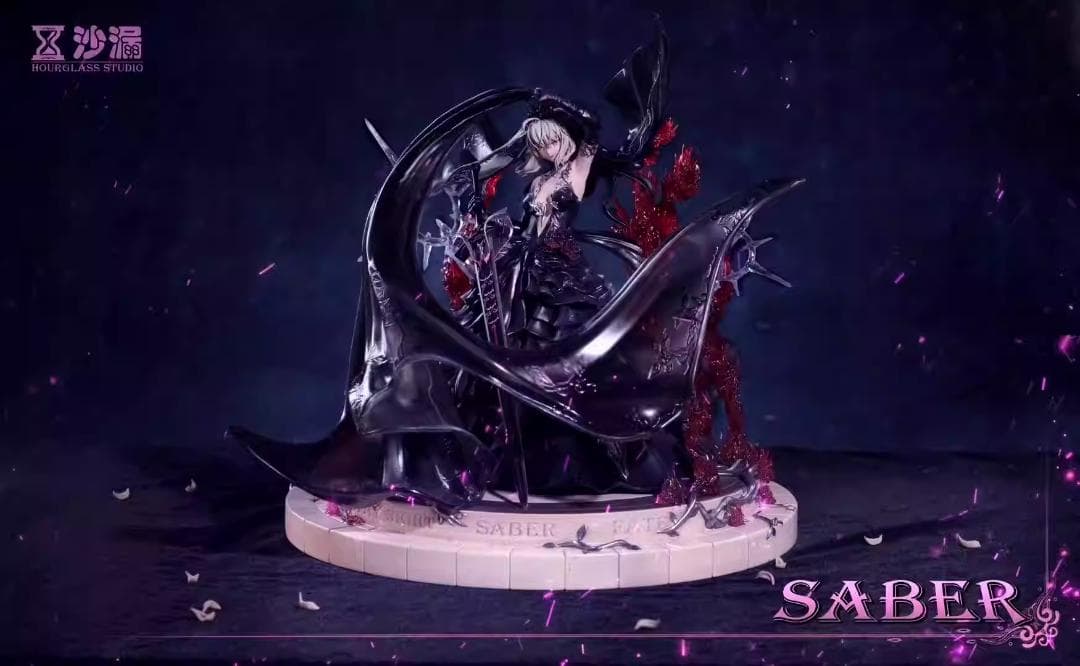 FATE　アルトリア・セイバー　黒花嫁　ガレージキット　フィギュア　海外正規品