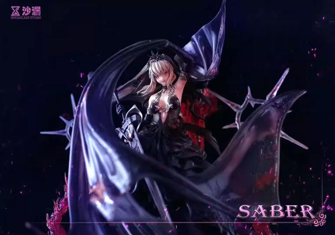 FATE　アルトリア・セイバー　黒花嫁　ガレージキット　フィギュア　海外正規品