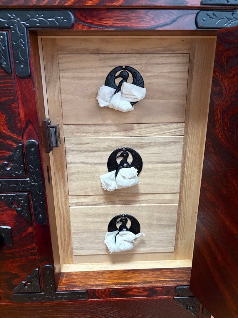 岩谷堂箪笥　みちのく小たんす(車付)