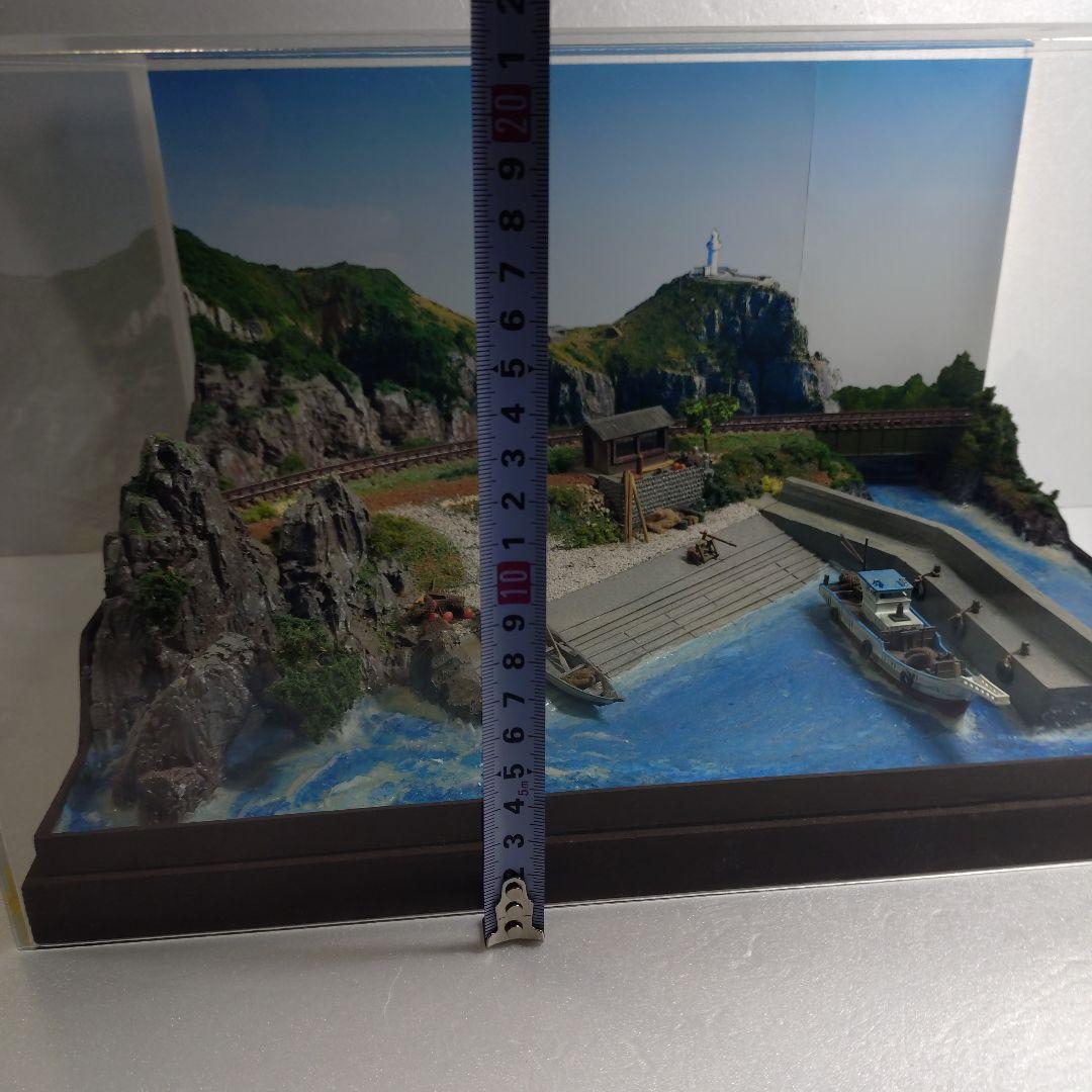 ジオラマ【36✕26✕21cm程度】　Nゲージサイズ?　レール幅（9mm程度）