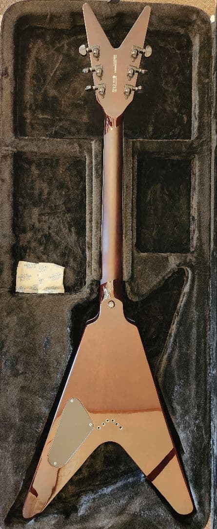 ギター DEAN V Select Quilt Top Trans Black