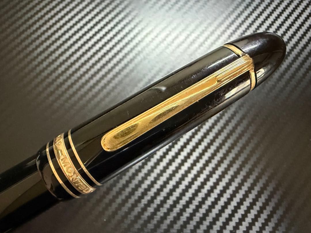 美品 モンブラン マイスターシュテュック 149 14C 3帯 F 細字 万年筆