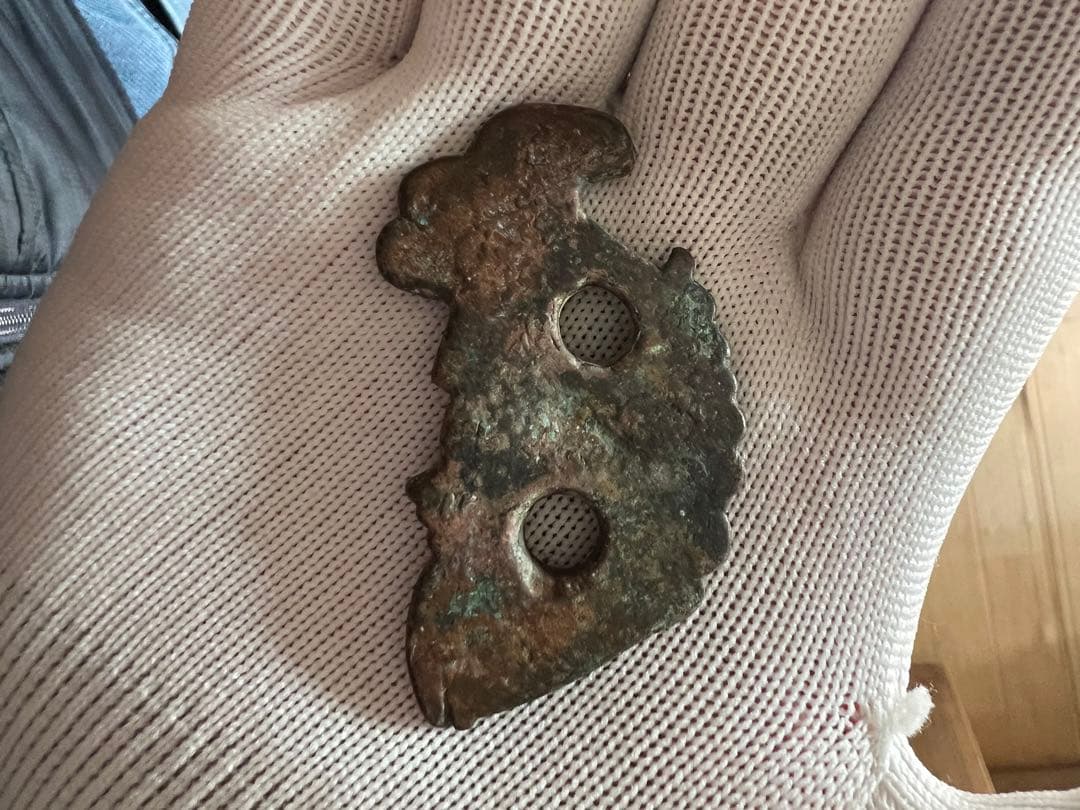 銅　魚置物