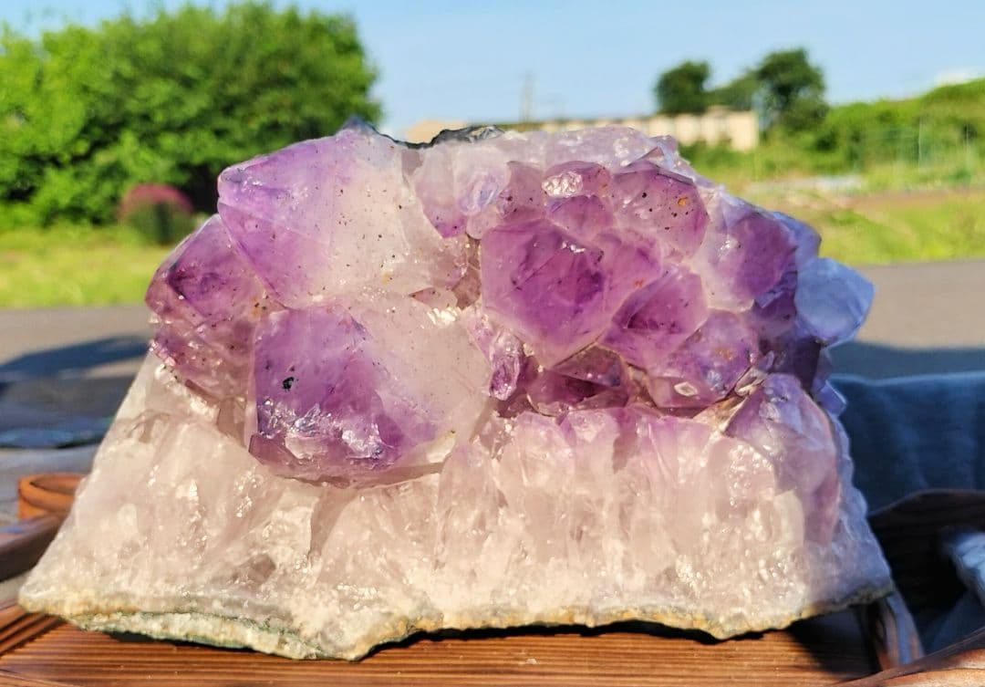 アメジスト原石結晶 重量級 特大サイズ ブラジル産 アメジスト結晶