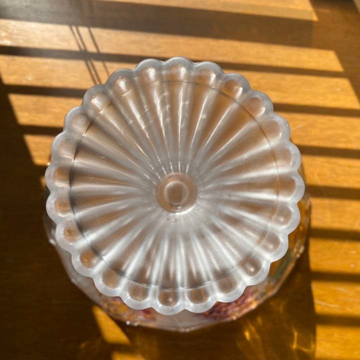 【美品】アンティークガラス細工の器 骨董 時代ガラス