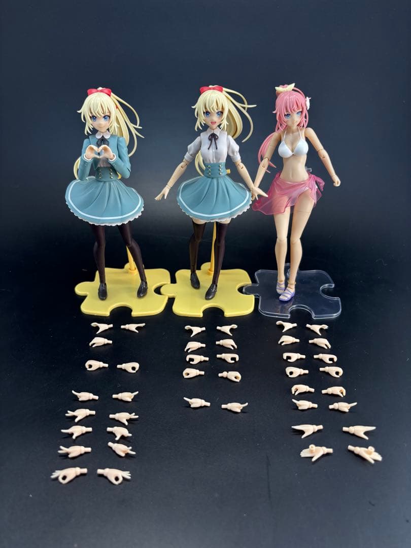 【組立済み】創彩少女庭園 佐伯 リツカ3体まとめ売り