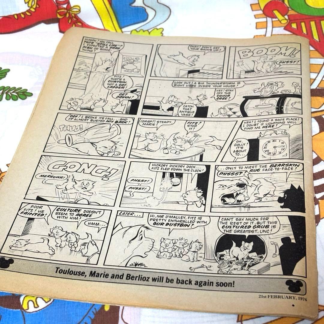【B品】３１．ディズニー ミッキーマウス ビンテージ コミック 紙もの 海外紙物