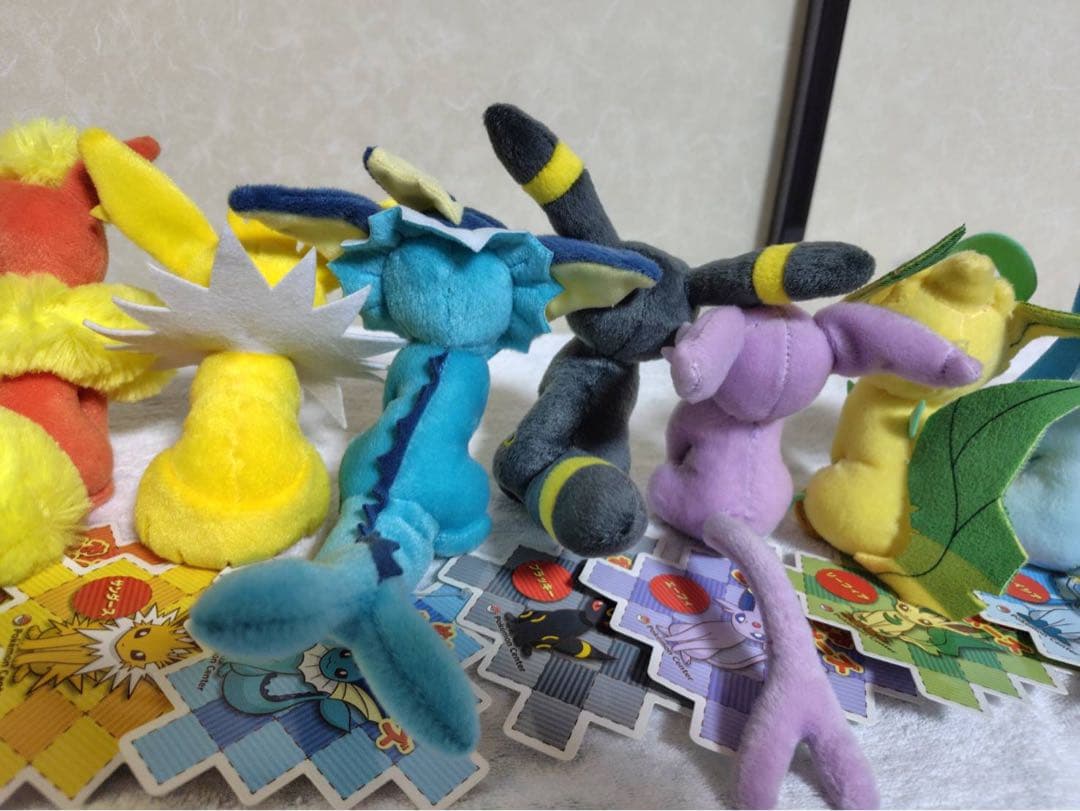 ポケットモンスター おすわりポーズ ぬいぐるみ ブイズ ９点　2013 #12