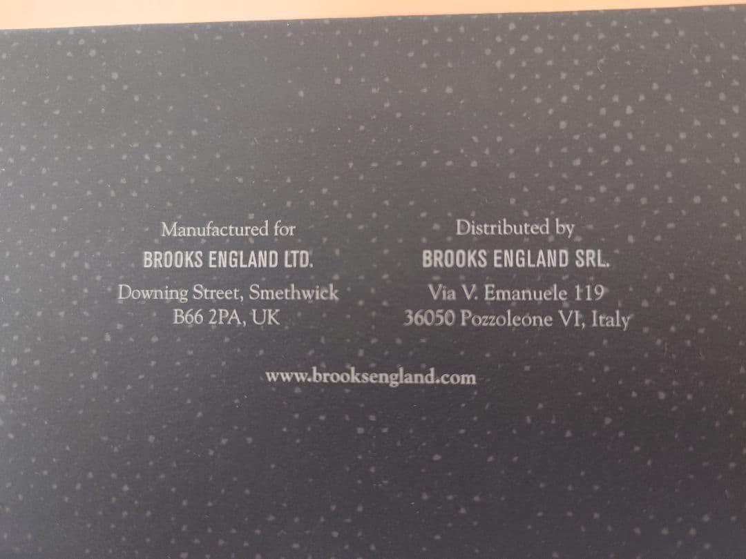 Brooks C15 ブラックサドル