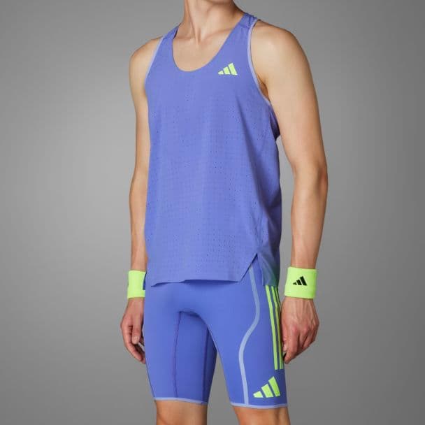 ■adidas ADIZERO Pro Elite ショートタイツ 紫M■