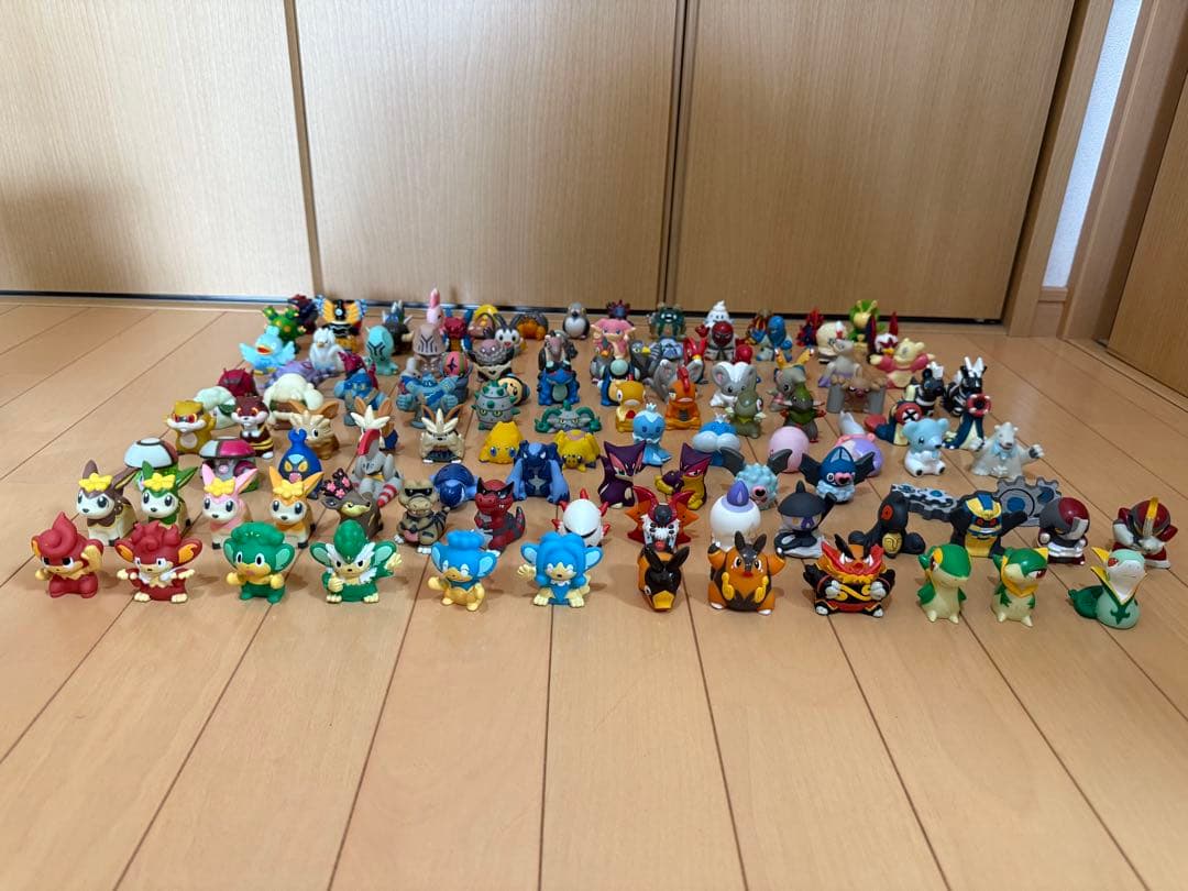 ポケモン 指人形 フィギュア まとめ売り 初代 約516体 ケッサクのすがた