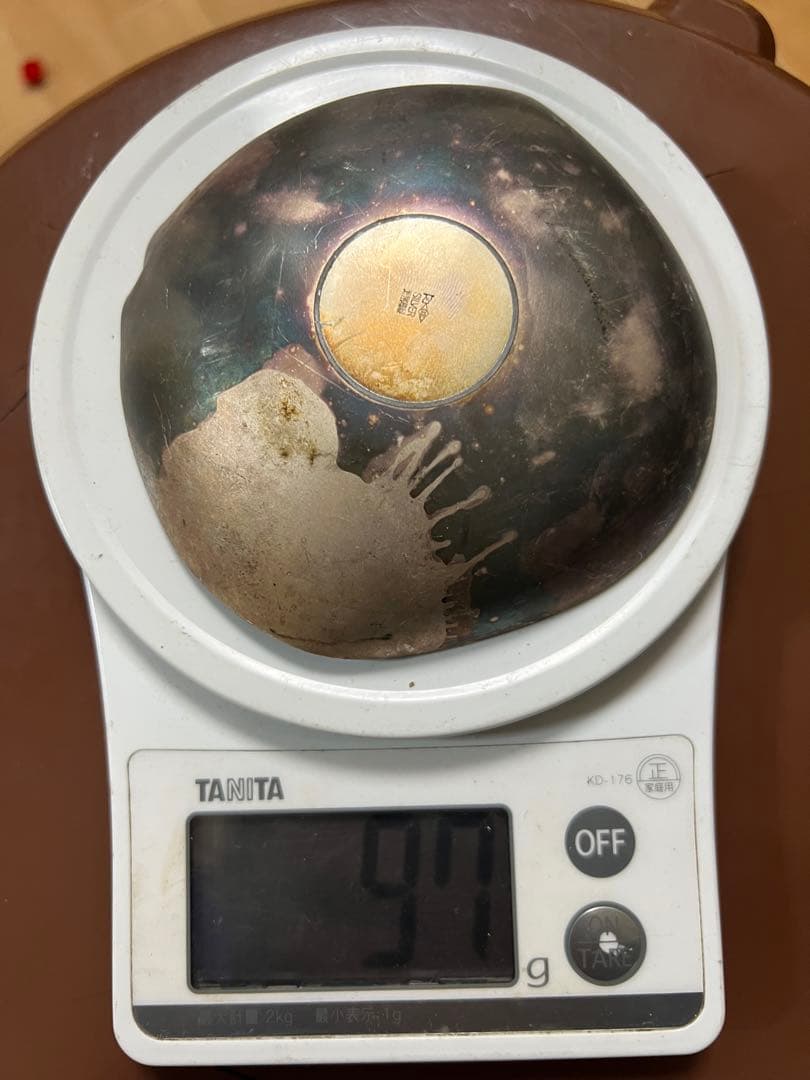 銀製RIX SILVER 花模様 ボウル 97g