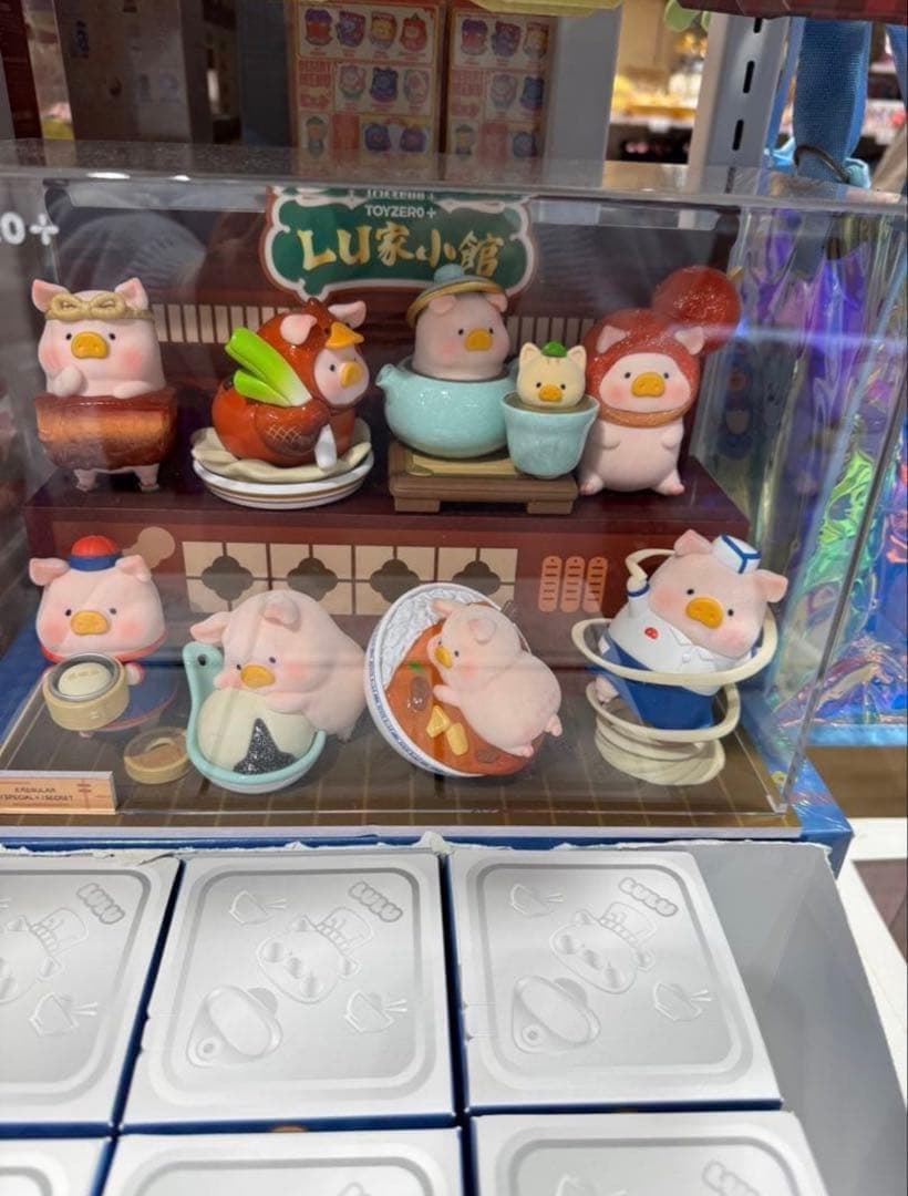 最新作　Lulu子豚　luテーブル　中華　8体ランダム　未開封箱