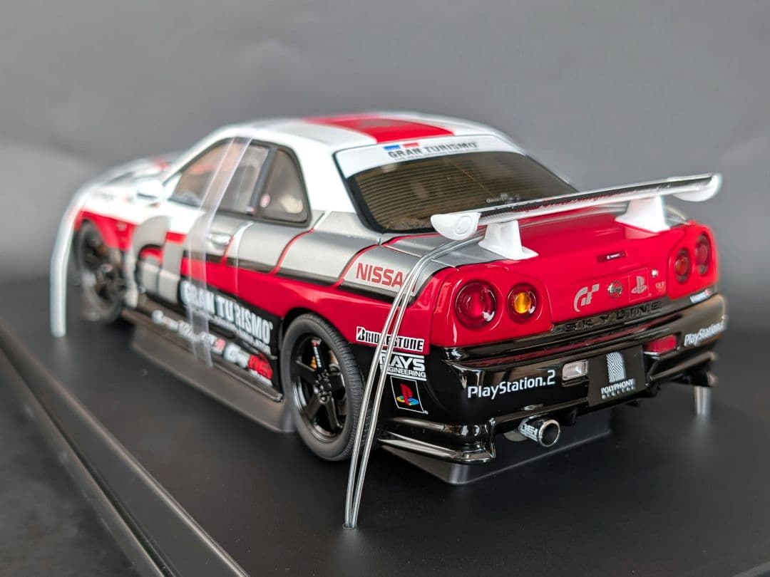 オートアート 1/18 SKYLINE GT-R R34 グランツーリスモVer