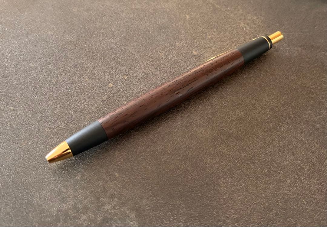 【新品未使用】ボナンペン　本紫檀　真鍮金具
