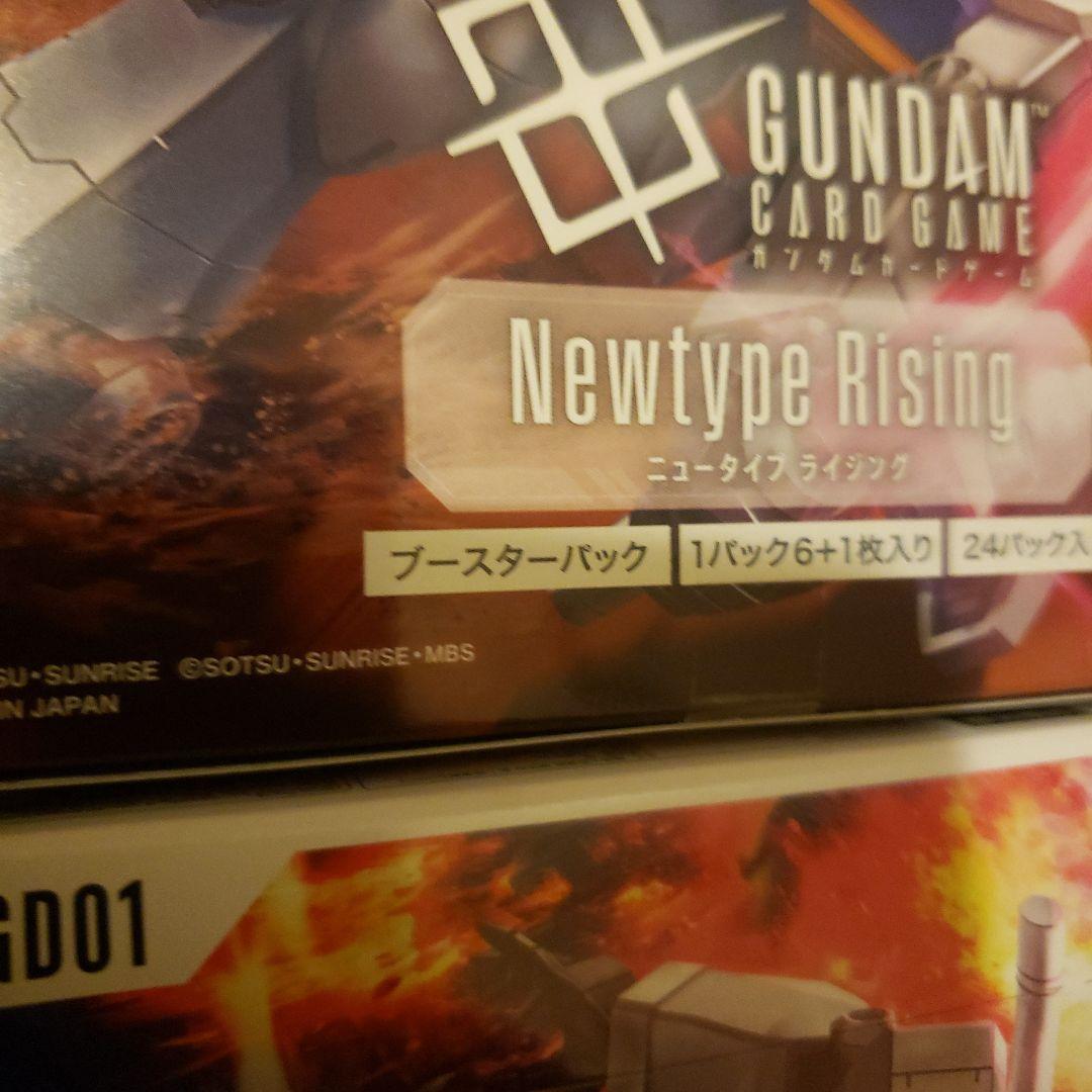 そ*須様 ガンダムカードゲーム　ニュータイプライジング　2BOX 新品未開封　テ