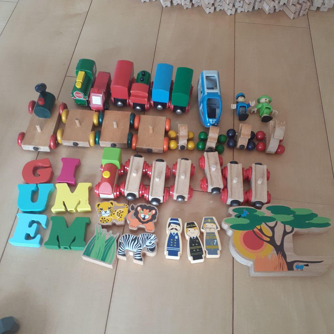 BRIO 木製鉄道セット 車両付き　イケア含む