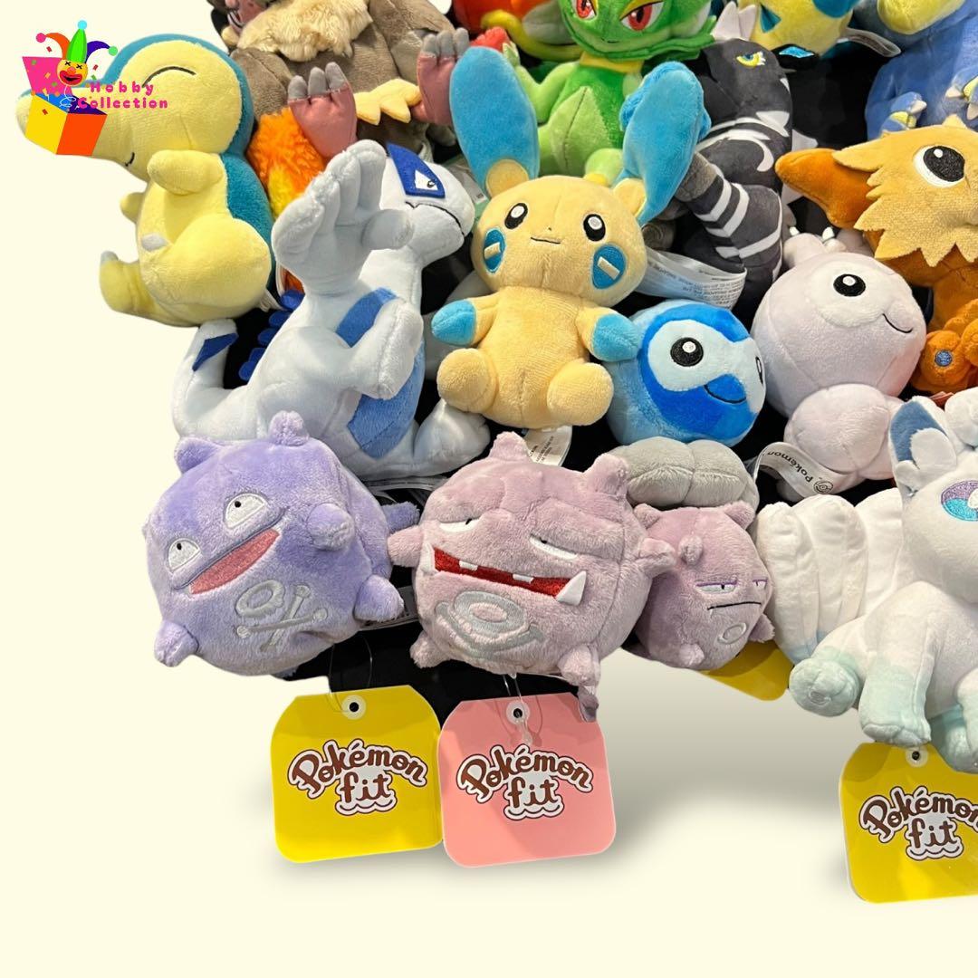 ポケモンfit　32体まとめ売り　ぬいぐるみ　タグ付きあり　初期〜アローラ地方
