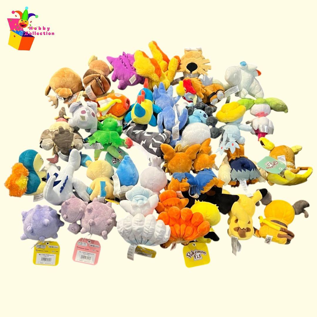 ポケモンfit　32体まとめ売り　ぬいぐるみ　タグ付きあり　初期〜アローラ地方