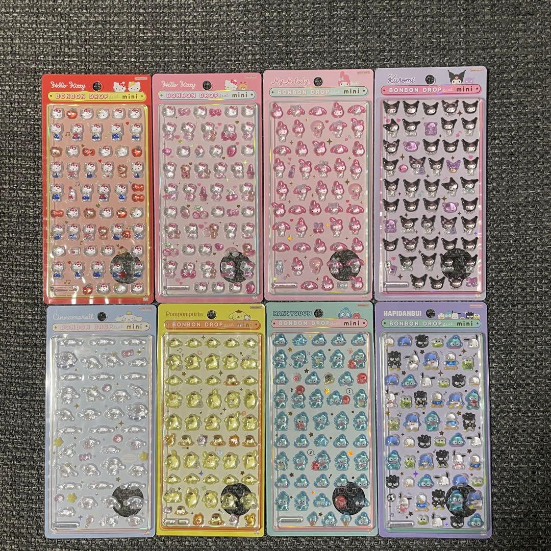 たまごっち サンリオミニ ボンボンドロップシール コンプリート 12枚　正規品