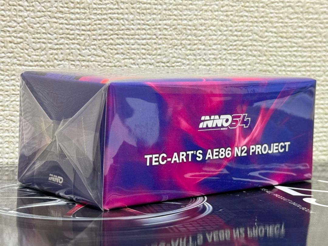 Inno64 1/64 TEC-ART'S AE86 N2 ミニカー