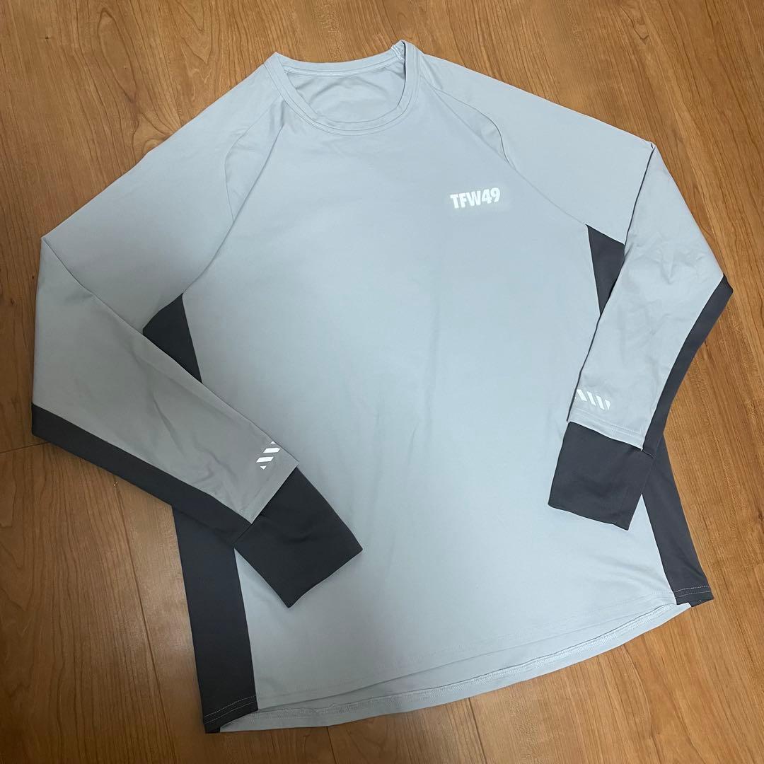 TFW49 ロングTシャツ ライトグレー　XL ゴルフ