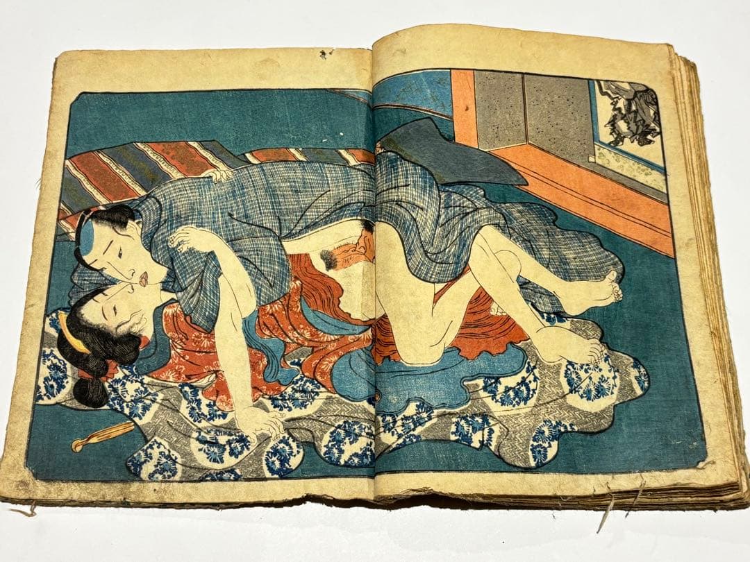 「月雪花四季の友 花の巻」歌川芳盛画 1冊|艶本 春画 浮世絵 和本 江戸時代
