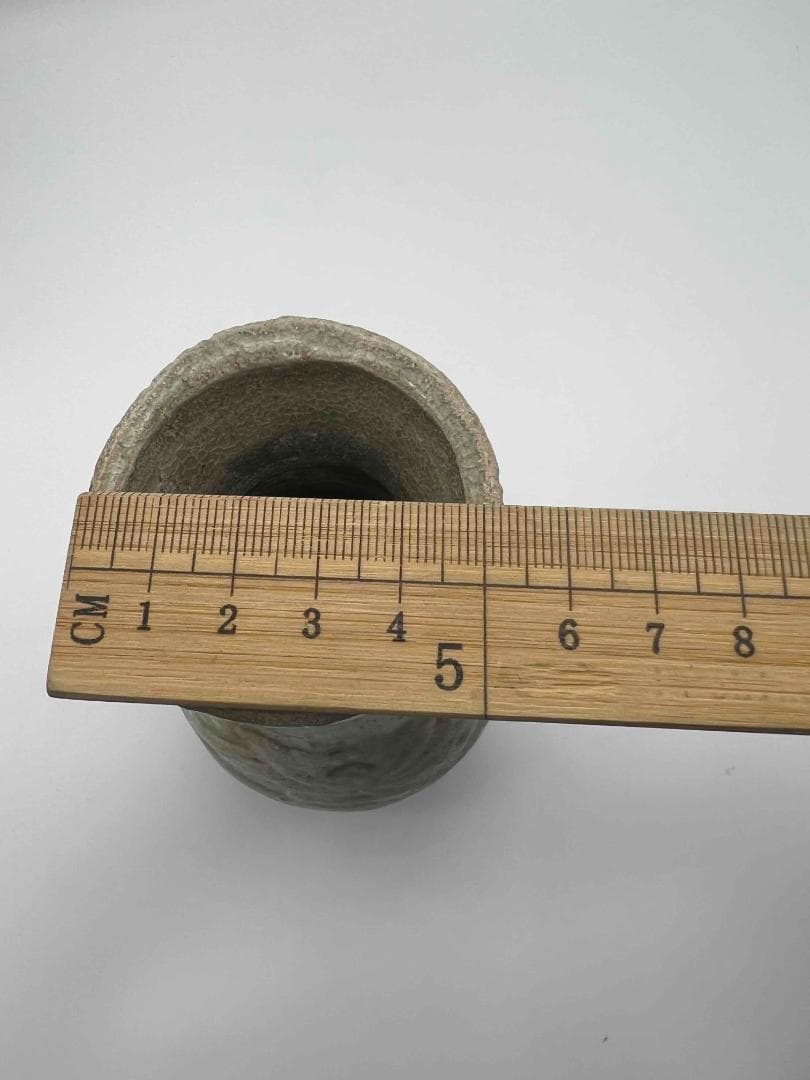 宋時代　青磁 湖田窯 刻牡丹蓮花文瓶 壺 尊 水注　影青 青白磁(D-46)