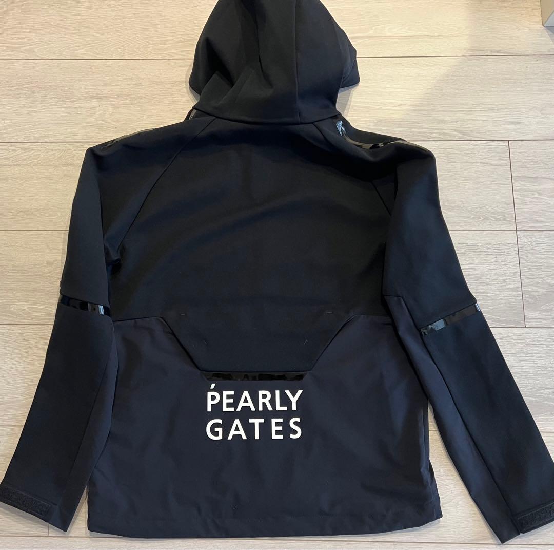 【PEARLY GATES】フルジップフーディジャケット ダークインディゴブルー