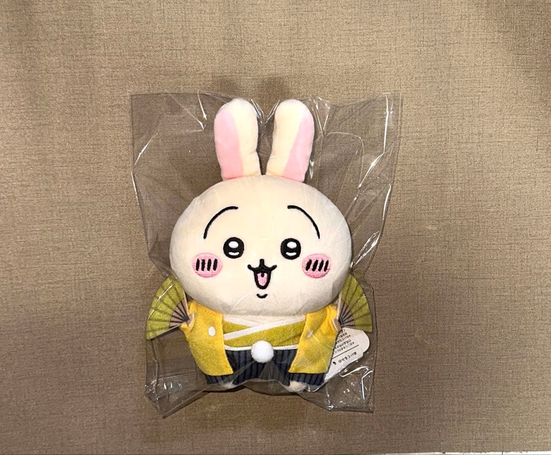 ちいかわ ぽてたまぬいぐるみ 正月 お正月 ハチワレ うさぎ　ぽてたま　招福
