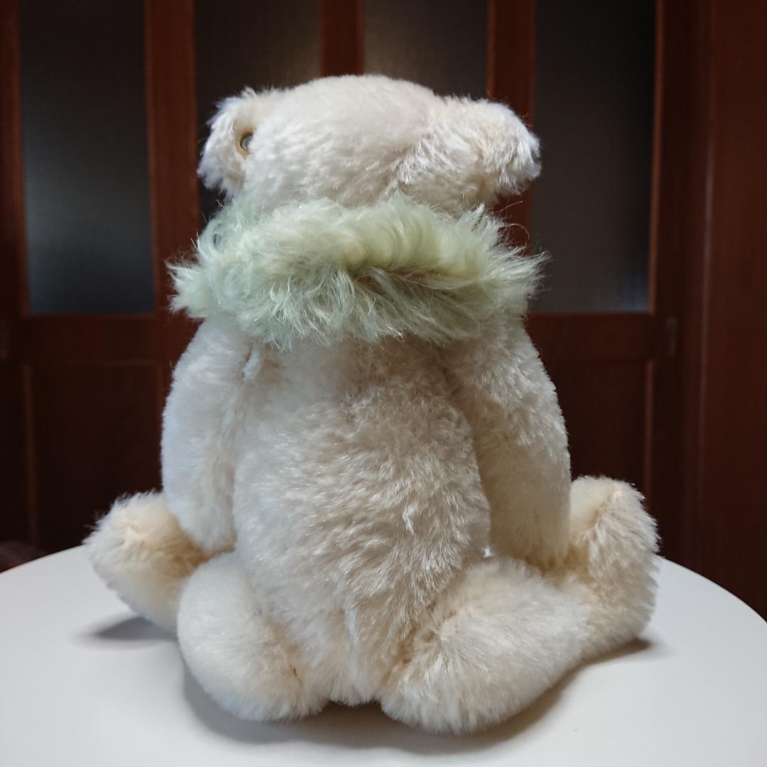 白タグ YUKI ゆき 26cm テディベア Steiff シュタイフ 証明書付