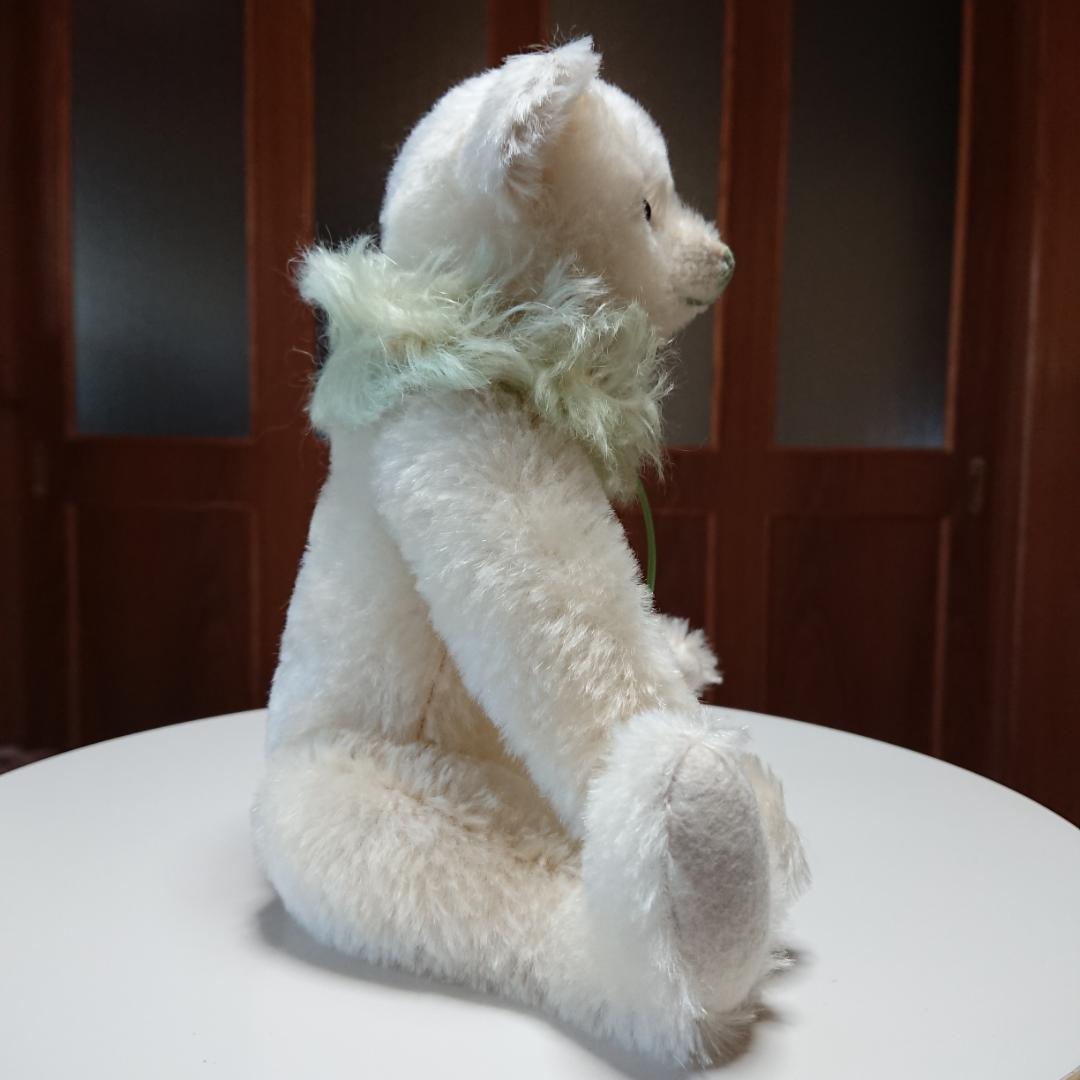 白タグ YUKI ゆき 26cm テディベア Steiff シュタイフ 証明書付